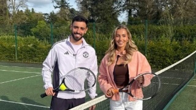 Bruno Fernandes komplimentom spríjemnil deň Ellie Collinsovej