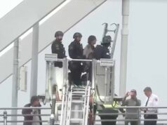 Polícia zatkla demonštranta po piatich dňoch na moste vo Washingtone | Americko-izraelská vojna proti Iránu Polícia zatkla demonštranta po piatich dňoch na moste vo Washingtone | Americko-izraelská vojna proti Iránu