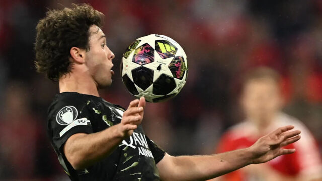 Joao Neves z Paríža Saint-Germain v akcii 