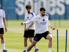 Pred finále Ligy majstrov Arsenalu unikli zostavy PSG z interných priateľských zápasov Khvicha Kvaratskhelia na tréningu PSG