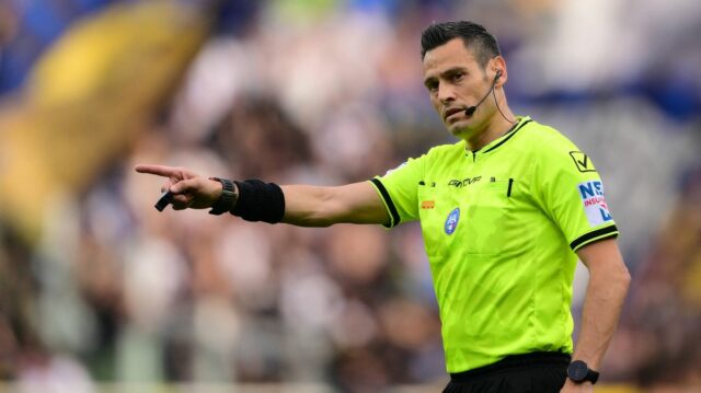 Maurizio Mariani v akcii Serie A