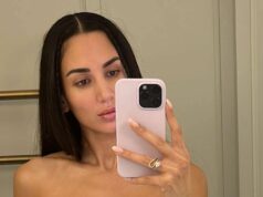 Premier League WAG po zostupe a porážke na Majstrovstvách sveta zaútočila na manažéra Internetová osobnosť Marrion Valette Areola, manželka francúzskeho brankára #23 Alphonse Areola, sa zúčastňuje štvrťfinálového futbalového zápasu UEFA Euro 2024 medzi Portugalskom a Francúzskom na Volksparkstadion v Hamburgu 5. júla 2024. (Foto: FRANCK FIFE / AFP) (Foto: FRANCK Getty Images/AFP)