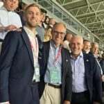 Obrázok cez La Grada. Brad Spiby s Alanom Paceom.