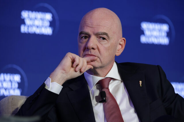Prezident FIFA Infantino oslavuje zisk titulu Interu jednoslovným posolstvom – sledujte
