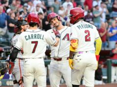Prvú smenu Nolana Arenada podnietili D-backs ‚výbuch Giants MLB: San Francisco Giants v Arizona Diamondbacks