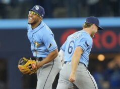Rays, na koni zdĺhavej horúcej série, prenasleduje ďalšiu sériu víťazstva nad Jaysom MLB: Tampa Bay Rays v Toronte Blue Jays