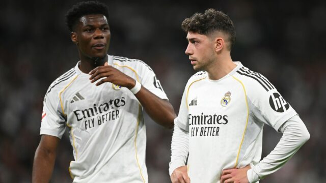 Aurelien Tchouameni a Federico Valverde