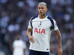 Richarlison odhaľuje „úzkosť“ a dáva brutálne čestný verdikt Tottenhamu v boji o zostup Richarlison z Tottenhamu Hotspur počas zápasu Premier League medzi Tottenham Hotspur a Leeds United na štadióne Tottenham Hotspur 11. mája 2026 v Londýne, Anglicko