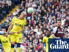 Richarlison vedie Tottenham cez oslabenú Aston Villu a mimo zóny poklesu | Premier League Richarlison vedie Tottenham cez oslabenú Aston Villu a mimo zóny poklesu | Premier League
