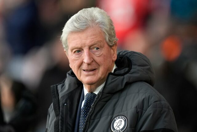 Manažér Bristol City Roy Hodgson pred zápasom Sky Bet Championship na St Mary's Stadium v ​​Southamptone. Dátum snímky: utorok 21. apríla 2026. (PA)