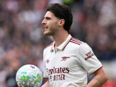 Roy Keane dostane od Declana Ricea, čo chce, po tom, čo ikona Man Utd ukáže prstom na hviezdu Arsenalu Declan Rice počas zápasu Arsenalu