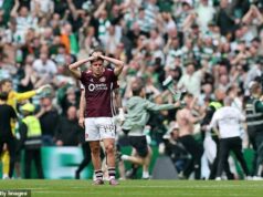 SFA vydá zvuk z názvu, rozhodne… a odhalí šéf Hearts Derek McInnes chcel, aby sa hra skončila po invázii na ihrisku Stredopoliar Hearts Cammy Devlin je skľúčený, keď fanúšikovia Celticu vtrhli na ihrisko v prestávke