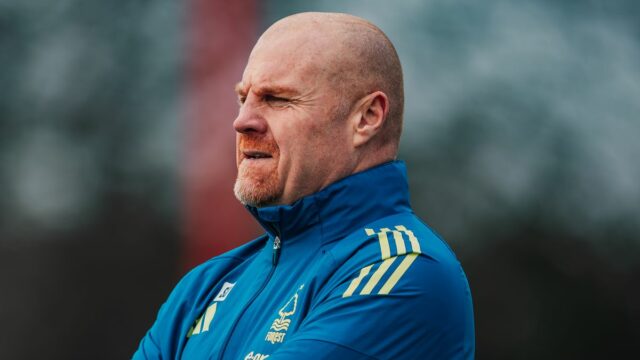 Sean Dyche ako manažér Nottingham Forest