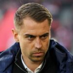 SOUTHAMPTON, ANGLICKO – 12. MÁJ: Hlavný tréner Tonda Eckert zo Southamptonu počas semifinále druhého kola play-off šampionátu Sky Bet medzi Southamptonom a Middlesbrough na St Mary's Stadium 12. mája 2026 v anglickom Southamptone. (Foto: Robin Jones/Getty Images)