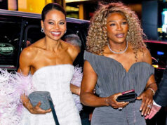 Serena Williams Gears Up na 2026 Met Gala s Royal Pal a „Ladies of London“ hviezda Emma Thynn Emma Thynn, Serena Williams a Alexis Ohanian sú videní na Times Square 2. mája 2026 v New Yorku. Kredit: The Hapa Blonde/GC Images