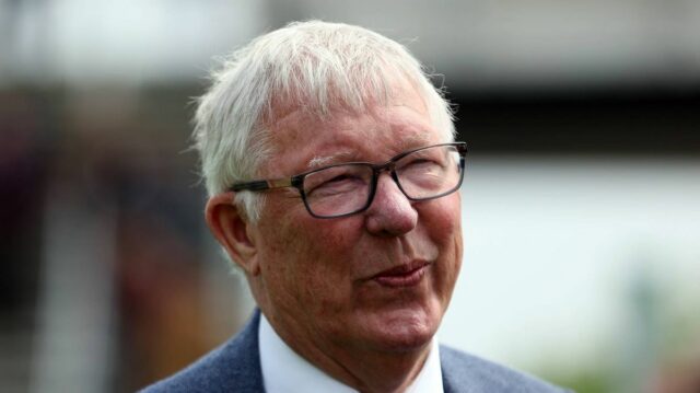 Sir Alex Ferguson na dostihovej dráhe v Sandown Park