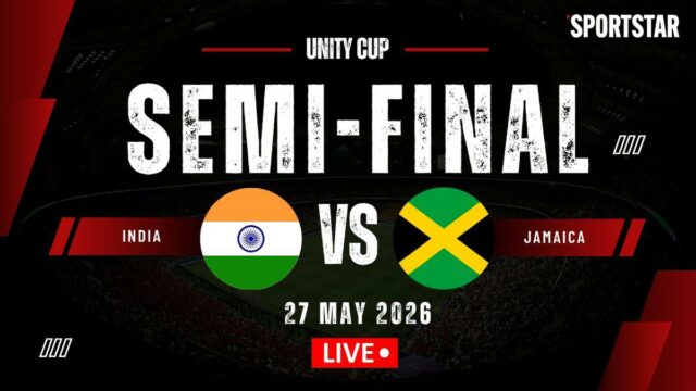 Skóre India vs Jamajka LIVE, semifinále Unity Cup 2026: Khalid Jamal a Blue Tigers v Londýne
