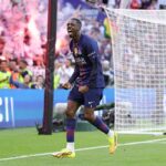 Sledujte: Ousmane Dembele vyrovnáva skóre z miesta po tom, čo Kvaratskhelia zostrelila Mosquera