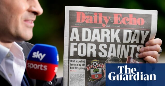 Southampton dostal „najväčší trest v histórii“ za špehovanie súperov | Southampton
