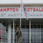 Celkový pohľad na St Mary's Stadium, domov Southamptonu