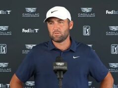 Spiky Scottie Scheffler sa zahryzol do reportéra o budúcnosti golfových hviezd LIV po tom, čo Saudi stiahli svoje financovanie vo výške 6 miliárd dolárov Napätá Scottie Schefflerová zastavila reportéra, ktorý sa pýta na budúcnosť golfistov LIV