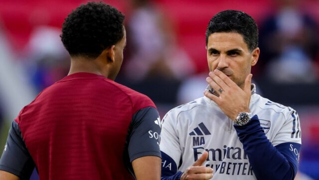 Hlavný tréner Arsenalu Mikel Arteta