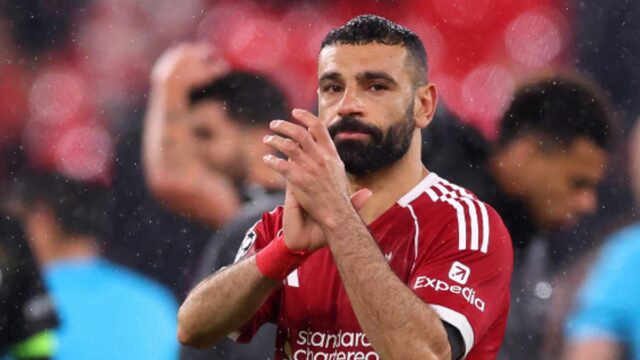 Mohamed Salah tlieska po Liverpoole vs PSG