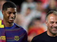 Správy z Man Utd: Manažér Barcelony zasahuje do prestupu Rashforda, keď sa objaví vojna o 100 miliónov libier Marcus Rashford a Hansi Flick