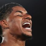 Marcus Rashford z FC Barcelona počas zápasu LaLiga EA Sports medzi FC Barcelona a Real Madrid na Camp Nou