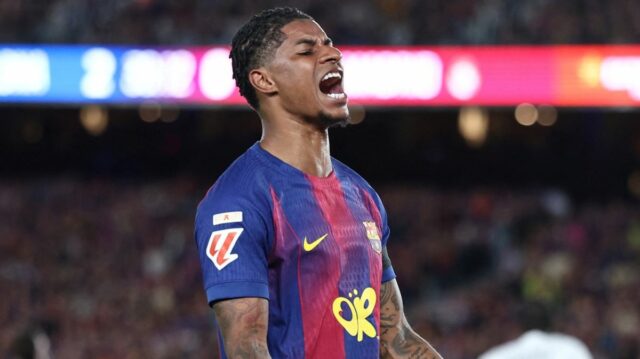 Marcus Rashford je na hosťovaní z Manchestru United do Barcelony