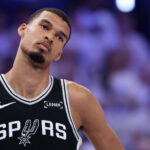 Victor Wembanyama Západné finále play-off NBA 5. zápas Spurs vs Thunder