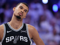 Spurs‘ Wembanyama ukončil Thunder v hre 5 Victor Wembanyama Západné finále play-off NBA 5. zápas Spurs vs Thunder