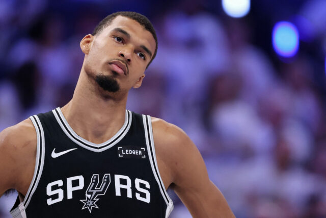 Victor Wembanyama Západné finále play-off NBA 5. zápas Spurs vs Thunder