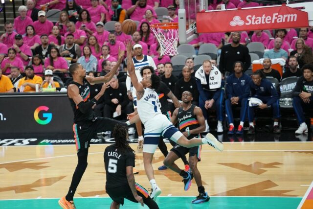 NBA: Play-off-Minnesota Timberwolves v San Antonio Spurs