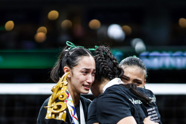 Amie Provido, Angel Canino, Shevana Laput La Salle UAAP Finals