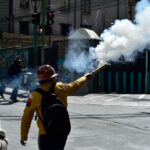 Strety počas pochodu demonštrantov spojencov Moralesa do hlavného mesta Bolívie | Politické správy