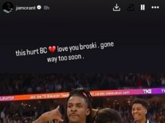Svet NBA smúti za Brandonom Clarkom a Jasonom Collinsom emocionálnymi poctami, zatiaľ čo padlé hviezdy sú poctené dojímavou chvíľou ticha Hviezda Memphis Grizzlies Ja Morant reaguje na odchod svojho dlhoročného priateľa na Instagrame