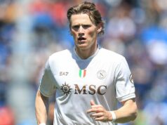 Talianske médiá súhlasia, pretože Scott McTominay sa zapísal do histórie a potvrdil transfer 38 miliónov libier Scott McTominay z SSC Neapol sleduje zápas Serie A medzi Pisa SC a SSC Neapol v Aréne Garibaldi.