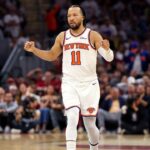 Taylor Swift a Travis Kelce sedia na kurte, keď Knicks vedie v sérii 3:0