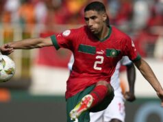 Tím Maroka na Majstrovstvá sveta vo futbale 2026 — Úplný zoznam hráčov; Hakimi dovnútra, En-Nesyri von Tím Maroka na Majstrovstvá sveta vo futbale 2026 — Úplný zoznam hráčov; Hakimi dovnútra, En-Nesyri von