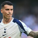 Pedro Porro v akcii za Tottenham