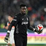 Trabzonspor si chce udržať Andreho Onana po tom, čo mu povedali, že ho nechcú späť v Man United
