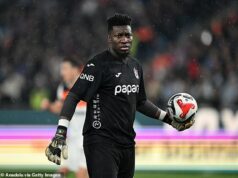 Trabzonspor plánuje ponechať si Andreho Onanu po tom, čo sa exilovému brankárovi povie, že NIE JE žiadaný späť v Man United – ktorý sa obáva, že „extrovertná“ hviezda 120 000 libier týždenne by nezvládla dobre ako dvojka Trabzonspor si chce udržať Andreho Onana po tom, čo mu povedali, že ho nechcú späť v Man United