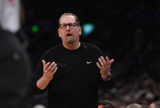 NBA: Play-off-Philadelphia 76ers v Bostone Celtics