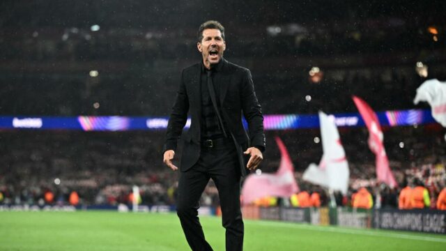 Tréner Atlética Madrid Simeone hrdý a „pokojný“ po tom, čo sa opäť rozplynuli nádeje na Ligu majstrov
