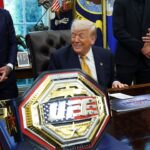 Trump odhalil vykreslenie osemuholníka Bieleho domu South Lawn pre UFC Freedom 250