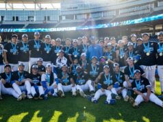 UCLA bejzbalové zhromaždenia, aby vyhrali svoj prvý turnajový titul Big Ten UCLA bejzbalové zhromaždenia, aby vyhrali svoj prvý turnajový titul Big Ten