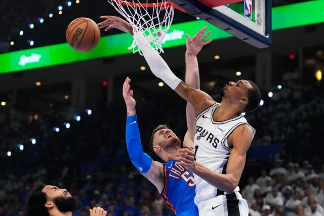 Playoff NBA Victor Wembanyama Spurs vs Thunder