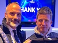 Víťaz Ligy majstrov, 62, vyzerá úplne na nepoznanie, keď hrá v tribute kapele Oasis Eric Di Meco