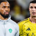 RIJÁD, SAUDSKÁ ARÁBIA – 13. FEBRUÁRA: Ivan Toney z Al Ahli oslavuje po strelení 5. gólu počas zápasu saudskoarabskej profesionálnej ligy medzi Al Shabab a Al Ahli v SHG Arene 13. februára 2026 v Rijáde v Saudskej Arábii. (Foto: Yasser Bakhsh/Getty Images)
